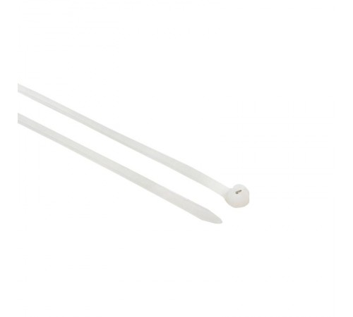 Хомут нейлоновый со стальным зубом (б), 5x300 (100шт) EKF PROxima  plc-fl-ctsbw-5x300  EKF