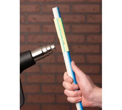 Термоусаживаемая трубка ТУТ нг 20/10 жел-зел EKF PROxima  tut-20-yg  EKF