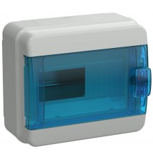 Корпус пластиковый навесной на 8 модулей КМПн-8 IP65 синий прозрачная дверь TEKFOR  TF5-KP72-N-08-65-K03-K07 TEKFOR  IEK