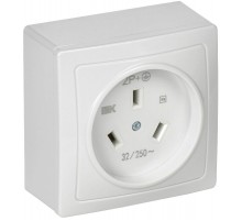 Розетка разборная для плиты с з/к о/у белая 32А Рпл10-К  ERP10-032-K01  IEK