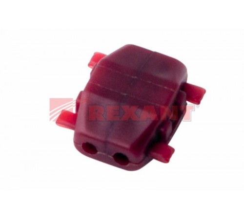 Ответвитель питания 0.5-0.75 мм красный  08-0791  REXANT