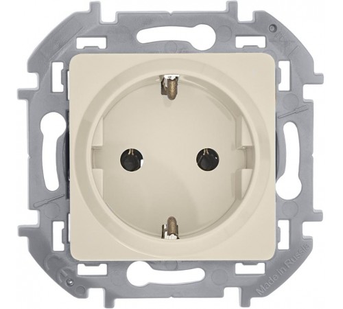 Inspiria Слоновая кость Розетка с заземлением С/У 16А без рамки  673721  Legrand