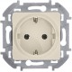Inspiria Слоновая кость Розетка с заземлением С/У 16А без рамки  673721  Legrand