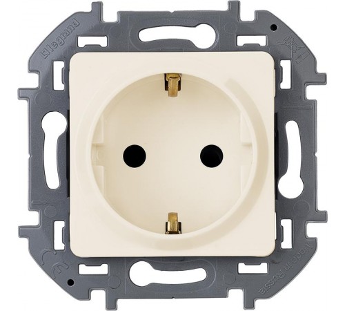 Inspiria Слоновая кость Розетка с заземлением С/У 16А без рамки  673721  Legrand