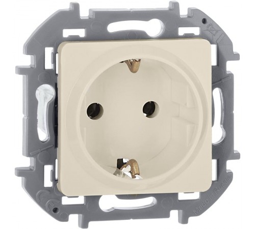 Inspiria Слоновая кость Розетка с заземлением С/У 16А без рамки  673721  Legrand