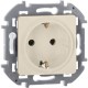 Inspiria Слоновая кость Розетка с заземлением С/У 16А без рамки  673721  Legrand
