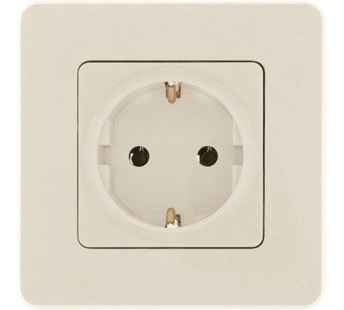 Inspiria Слоновая кость Розетка с заземлением С/У 16А без рамки  673721  Legrand