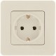 Inspiria Слоновая кость Розетка с заземлением С/У 16А без рамки  673721  Legrand