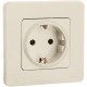 Inspiria Слоновая кость Розетка с заземлением С/У 16А без рамки  673721  Legrand
