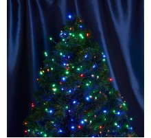 Гирлянда линейная Кластер, 500 LED мультиколор, 10м + 2м (с контроллером)  зеленый шнур,  IP20  CL09  48179  FERON