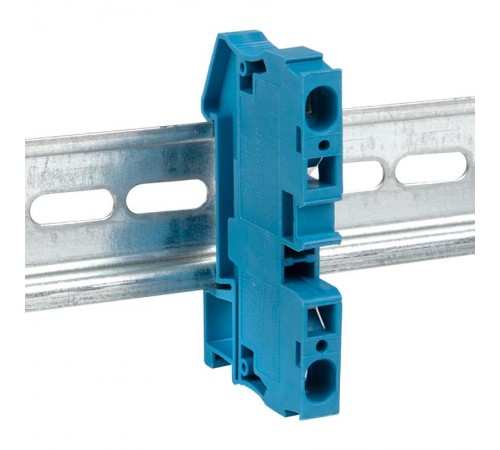 Колодка клеммная пружинная JXB-ST-6 57А синяя EKF PROxima  plc-jxb-st-6-blue  EKF