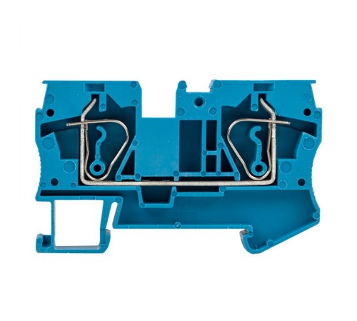 Колодка клеммная пружинная JXB-ST-6 57А синяя EKF PROxima  plc-jxb-st-6-blue  EKF