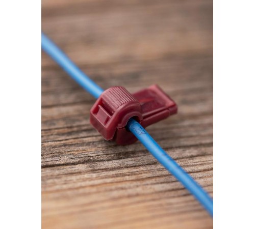 Ответвитель прокалывающий ОВ-T 1 0.25-1.0 мм2 красный (50шт) PROxima  plc-ovt-0.25-1.0  EKF