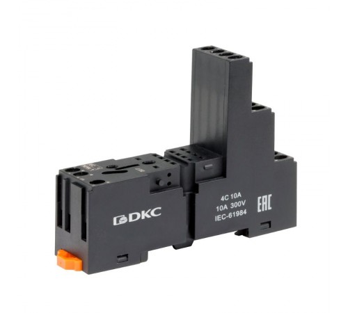 Базовый пассивный элемент для установки одиночных реле, до 230 В АС \ DC, компактное исполнение  IR-B4-SC-2  DKC