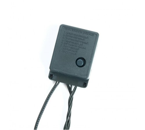 Гирлянда линейная Кластер, 500 LED мультиколор, 10м + 2м (с контроллером)  зеленый шнур,  IP20  CL09  48179  FERON