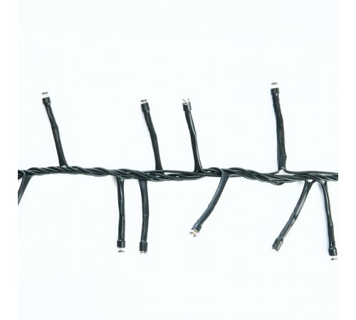 Гирлянда линейная Кластер, 500 LED мультиколор, 10м + 2м (с контроллером)  зеленый шнур,  IP20  CL09  48179  FERON