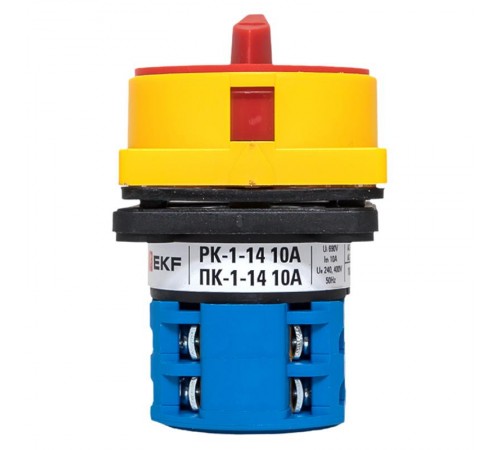 Переключатель кулачковый ПК-1-14 10А 4P "0-1" с блокировкой IP65  PROxima pk-1-14-10-a65 EKF