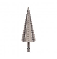 Сверло по металлу ступенчатое 4,0-32,0 мм  KR-12-6603  Kranz