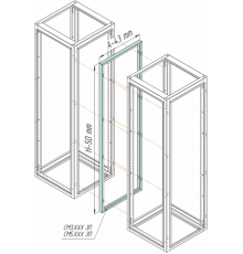 Соединительная рама Метэл-1 IP-55 1800х655мм для заднего присоед-ия  СМ5.186ЗП  МЕТЭЛ
