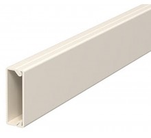 Мини-канал WDK с крышкой 10x30x2000 мм (высота борта 10,5 мм, крышка 30 мм) ПВХ кремовый RAL 9001  6150772  OBO Bettermann
