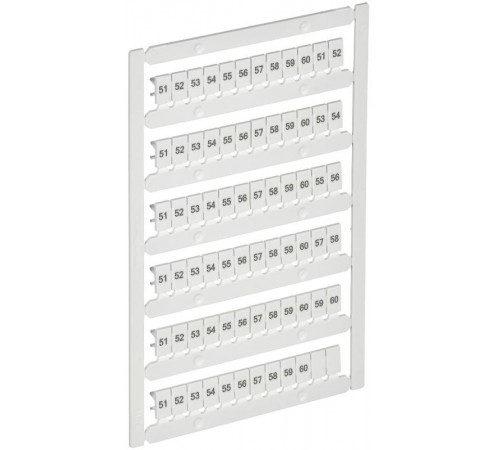 ARMAFIX Маркер для CTS/CP 4мм2 с символами "51-60"   AF-CT10D-M-004-06  IEK (ИЭК)