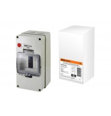 Бокс пластиковый навесной КМПнИ-4, с индикатором, блокировкой, герметичными вводами, 553х220х476мм, IP66  SQ0908-0201  TDM