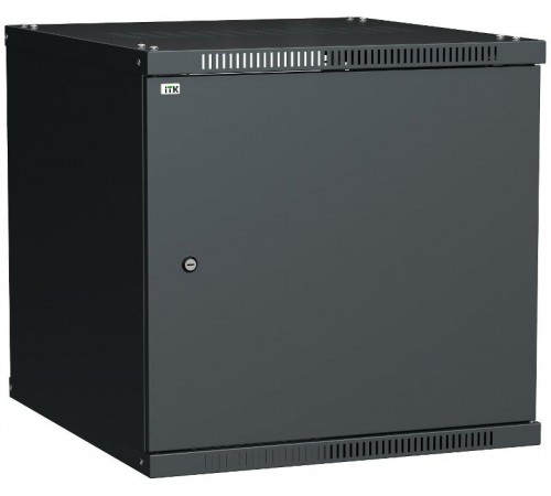ITK Шкаф LINEA WE 12U 600x600мм дверь металл черный  LWE5-12U66-MF  ITK