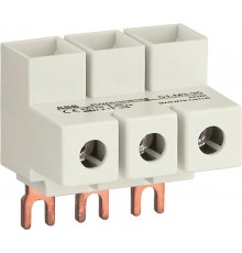 Колодка S1-M3-35 для подключения 3-фазного кабеля до 35мм2, 100 А к автоматам типа MS116/132  1SAM201913R1103  ABB