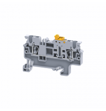 Клемма с ножевым размыкателем пружинная OptiClip CXK-2,5-MT-N-I-серый  289767  КЭАЗ
