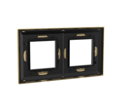 Рамка из металла, "Avanti", золотая, 4 модуля  4408854  DKC