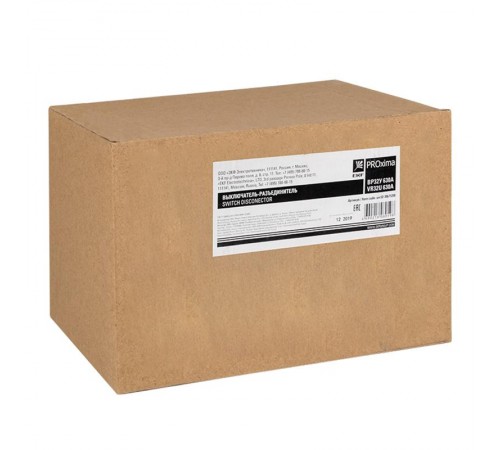 Выключатель-разъединитель ВР32У-39B71250 630А, 2 направления c д/г камерами, съемная левая/правая рукоятка EKF MAXima PROxima  uvr32-39b71250  EKF