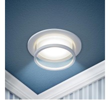 Светильник встраиваемый декоративный DK99 WH MR16 GU5.3 белый  Б0058393  ЭРА