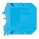 Клеммная колодка винтовая 95 UT синяя scr-ut-95-b  EKF