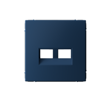 ArtGallery Аквамарин Накладка двойная для информационных функций типа Keystone  GAL001190  SE