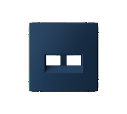 ArtGallery Аквамарин Накладка двойная для информационных функций типа Keystone  GAL001190  SE