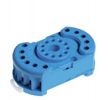 Розетка с винтовыми клеммами (с зажимной клетью) для реле 60.12, таймера 88.12; в комплекте металлическая клипса 090.33;  9022SMH  Finder