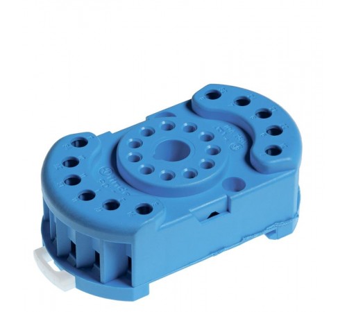 Розетка с винтовыми клеммами (с зажимной клетью) для реле 60.13, таймера 88.02; в комплекте металлическая клипса 090.33;  9023SMH  Finder