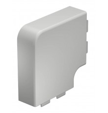 Крышка плоского угла кабельного канала WDK 40x110 мм (ПВХ,светло-серый) (WDK HF40110LGR)  6183360  OBO Bettermann
