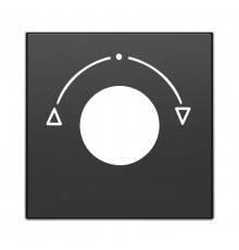 Накладка для механизма выключателя с ключом на 3 положения, серия SKY, цвет чёрный барх.2CLA855310A1501 ABB