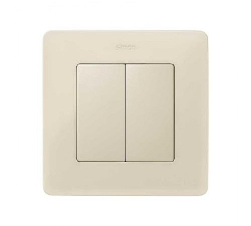 Simon 82 Клавиши (2 шт) для двухклавишного выключателя (проходной + кнопочный), S82, S82N, S82 Detail, слонов  82026-31  Simon