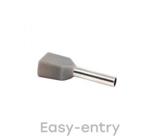 Наконечник штыревой втулочный изолированный НШвИ(2) 0,75-8 (50шт.) EKF PROxima  nhvi2-0.75-8  EKF