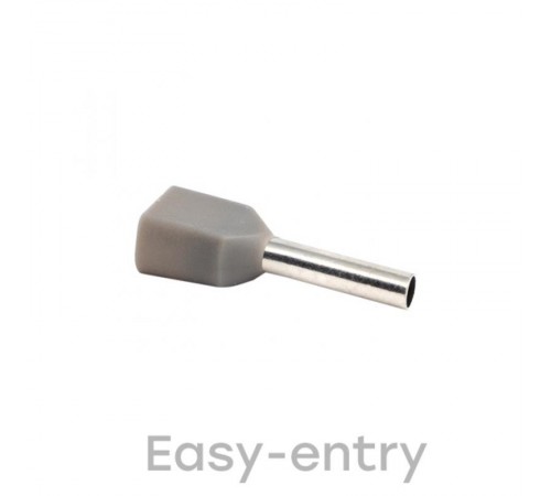 Наконечник штыревой втулочный изолированный НШвИ(2) 0,75-8 (50шт.) EKF PROxima  nhvi2-0.75-8  EKF