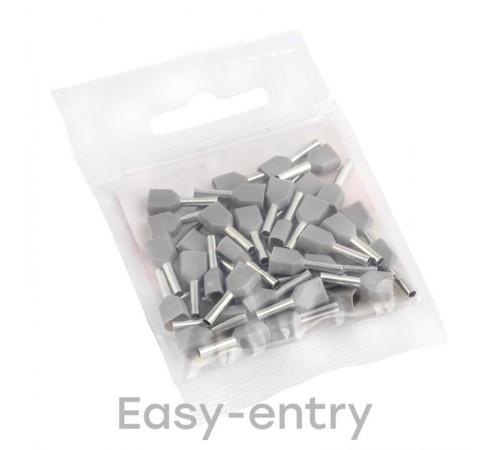 Наконечник штыревой втулочный изолированный НШвИ(2) 0,75-8 (50шт.) EKF PROxima  nhvi2-0.75-8  EKF