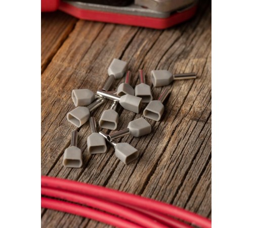 Наконечник штыревой втулочный изолированный НШвИ(2) 0,75-8 (50шт.) EKF PROxima  nhvi2-0.75-8  EKF