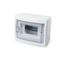 Бокс настенный 6 модулей, пластик, IP20, серия Standart (КНО-6Д), EBX50-3/06-20  39645  STEKKER
