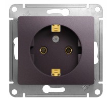 Glossa Сиреневый туман Розетка с заземлением  GSL001443  SE