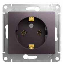 Glossa Сиреневый туман Розетка с заземлением  GSL001443  SE