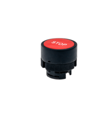 Головка кнопки плоская с маркировкой, красный, знак "stop", пласт. MTB2-EA434  43220  ОВЕН