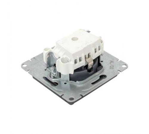 Механизм розетки, 16А, IP44, с заземлением, со шторками, c крышкой, графит Эпика  UP1-SOG-111-44 EKF