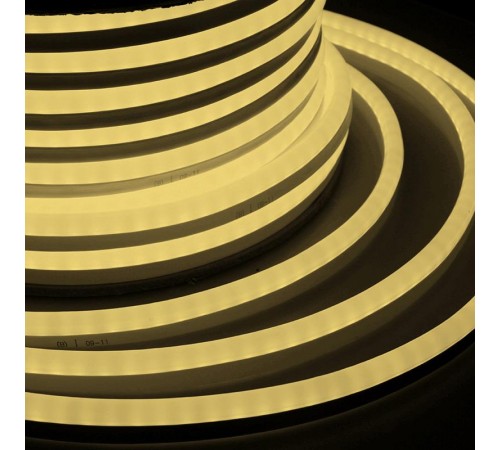 Гибкий Неон LED  - ТЕПЛЫЙ БЕЛЫЙ, бухта 50м  131-016  NEON-NIGHT